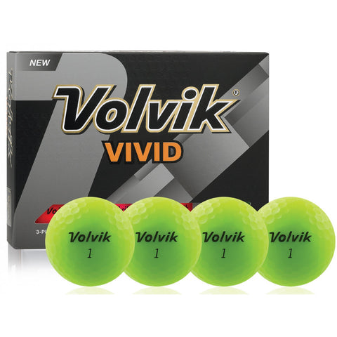 Volvik Vivid Green Golf Balls