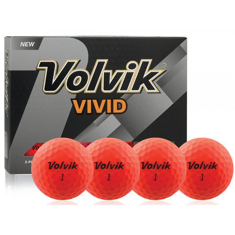 Volvik Vivid Pink Golf Balls