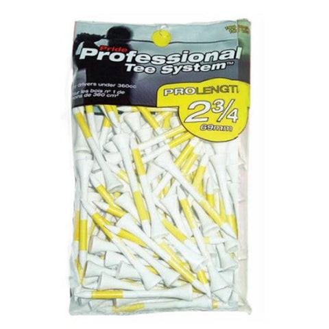 Pride Golf Tee Co. Prolength 2 3/4" Golf Tees (100 Count)